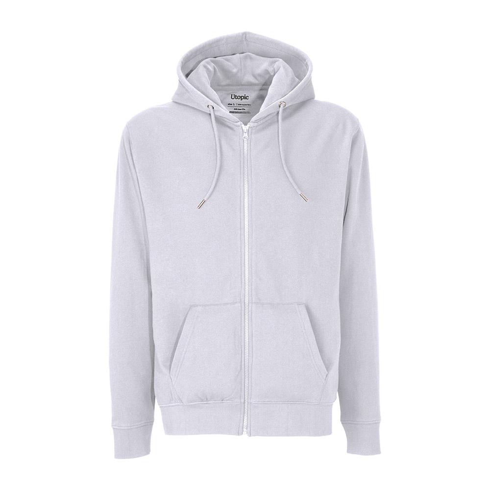 Felpa con cappuccio e zip unisex in cotone e poliestere rigenerati da 280 g/m2 Felpa con cappuccio e zip unisex in cotone e poliestere rigenerati da 280 g/m2